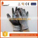 DDSAFETY 2017 Black Nitrile Coated Gloves Cut Resistance Gloves thumbnail-1