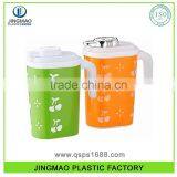 Oval Shape PP Accept Customer Logo Plastic Water Juice Jug