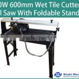 800W 600mm Wet Tile Cutter Rail Saw With Foldable Stand thumbnail-1