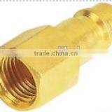 High Quality ,brass Material , BSP,1/4" 3/8" 1/2" Female Thread Geman Type Plug Europe Type Plug thumbnail-1