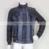 Mens Latest Design PU Leather Motorcycle Jacket 2014 thumbnail-1