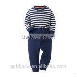 2016 Wholesale Kids Baby Stripe Pajama Suits Kids Stripe Cotton Pajamas thumbnail-2