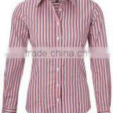 2014 OEM Office Wear Women Shirts Stripe thumbnail-1