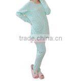 Loving Heart Maternity Nursing Long Sleeve Pajamas Loungewear Dress thumbnail-1