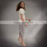 Wholesale Price Girl Sleepwear Korean Kids Pajamas Set With Printed Horse thumbnail-2