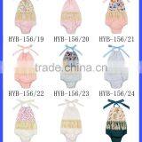 Summer Children Clothes Halter Floral Printed Decorative Tassels Baby Girl Romper Infant Bodysuit Toddler Newborn Clothes thumbnail-6