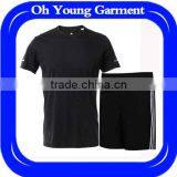 Wholesale Plain Blank Mens Running Fitness Wear Short Sleeves Quick-dry Tights Sports Training Gym Clothes Compression t Shirts thumbnail-1