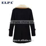 ELPA 2016 Fashion Kid's Coats Latest Design Wool Coat Lambswool Fur Collar Wool Overcoat thumbnail-3