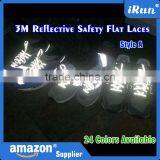 Colorful 3M Flat Shoelaces With Retail Packaging - Amazon Hot Selling Safety Flat Feature Laces - 3M Safety For Sneakers thumbnail-4