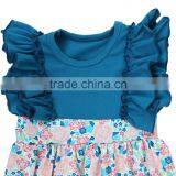 New Designs Baby 0-3T Cotton Ruffle Romper Kids Boutique Lovely Summer Romper thumbnail-2