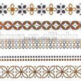 Wholesale Gold and Silver Metallic Temporary Tattoo Sticker thumbnail-5