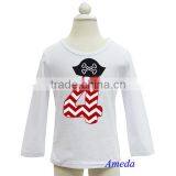 Boys 4th Birthday Pirate White Long Sleeves Tee 3M-7Y thumbnail-1