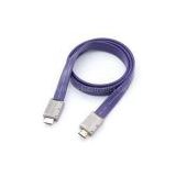 purple Flat HDMI Cable