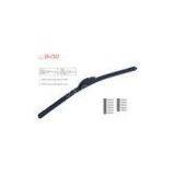 Black Frameless 26 20 Universal Windscreen Wipers Blade , MAZDA Flex Snow Wipers