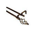 Round Simple Metal Curtain Finials Fitting , 19mm / 25mm Curtain Rod Cover thumbnail-1