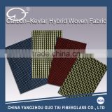 Blended Hybrid Fabric Compounded by Carbon Fiber and Aramid Fiber