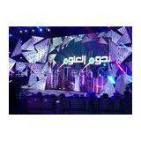 45 Degree Outdoor LED Screen Hire , Super Thin Outdoor Video Screen Rental