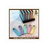 Mens Purple / Yellow Refillable Cigarette Lighter Non Butane Lighters