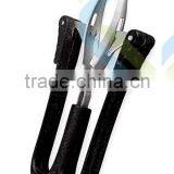 Black Colour Best Quality Tweezers With Automatic Plastic Handle