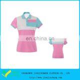 100% Polyester Performance Wicking Women's Polo Shirts Factory thumbnail-1