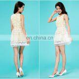 Women lace short dress factory in China
