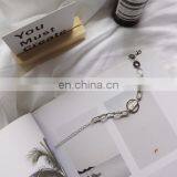 Temperament Design Bracelet Geometric Metal Marble Jewelry Female Simple Cold Wind Bracelet thumbnail-5