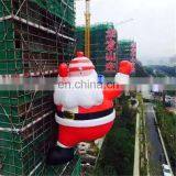Outdoor Christmas Inflatable Santa Claus Hanging on the Wall for Christmas Deciration thumbnail-5