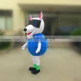 2017 Popular OEM Service Animal Adult Glasses Dog Mascot Costume thumbnail-4