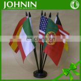 Euro cup 2016 Oem 4X6" polyester print desk table all country flags
