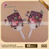 Most Popular Hand Fan With Long Handle Colorful pp Plastic Hand Fan for Promotional thumbnail-1