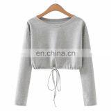LAITE T2014 Autumn Custom Crew Neck Womens Sweatshirt Custom Oversized Crop Sweatshirt for Women thumbnail-4