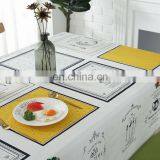 French Style Table Cloth Cotton Linen Tablecloth Napkin Vintage Cotton Table Cloth thumbnail-2