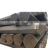 Tianjin Famanufacture 114mm Round Steel Tube Pipe Manufacture Erw Welded Black Pipe
