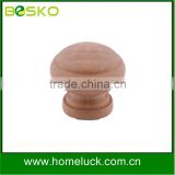 High quality mushroom wood knobs kitchen knobs and pulls factory