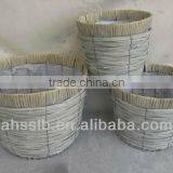2013 Antique Color Woven Willow Garden Decoration Flowerpot thumbnail-3