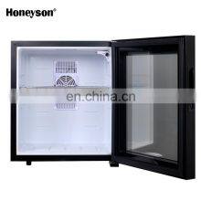 Hot selling wholesale glass door hotel bar fridge suppliers