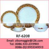 Hot Sale Personalized Flower Design Round Dinnerware Porcelain Wholesale thumbnail-1