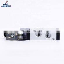 Pneumatic New Black Body 4V Series 5/2 Way Single Coil Solenoid Valve Types AC24V Electric Mechanical Valve thumbnail-4
