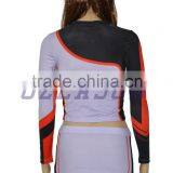 Custom Long Sleeve Top Dance Skirts Cheerleading Uniforms thumbnail-4