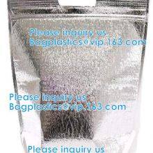 FREEZABLE LUNCH BAG,INSULATION ALUMINIUM FOIL BAG,THERMAL THERMO COOLER TOTE BAG,BENTO PICNIC,FRESH thumbnail-4