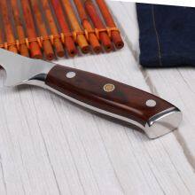 6/8 Inch Fish Fillet Knife Forged Japanese 420J2 High Carbon Stainless Steel Sandalwood Handle Boning Knife thumbnail-4