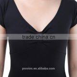 Ballet Short Sleeve Leotards, Latin Panty Spandex Unitards Dance thumbnail-5