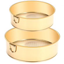 Сито диаметром 6 дюймов, 8 дюймов. Нержавеющая сталь, круглое сито для муки, подходит для выпечки, отсеивания и посыпки порошками