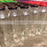 10oz 300ml Glass Juice Bottle With Metal Cap thumbnail-1