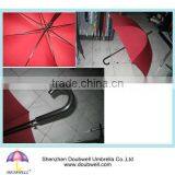 23" x 8 Ribs Curved Handle Umbrella thumbnail-1