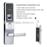 Zinc Alloy touch screen smart digital anti-theft fingerprint door lock
