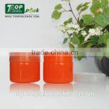 Orange and White Hair Gel 250g Cream Jar and Pots , Transparent Cap thumbnail-3