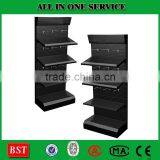 Floor Standing Black Metal Display Rack