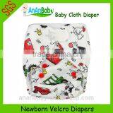 Baby diapers washable mini newborn cotton cloth reusable diaper