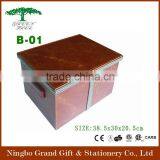 Multipurpose Handmade High Quality PU Leather Storage Box thumbnail-1